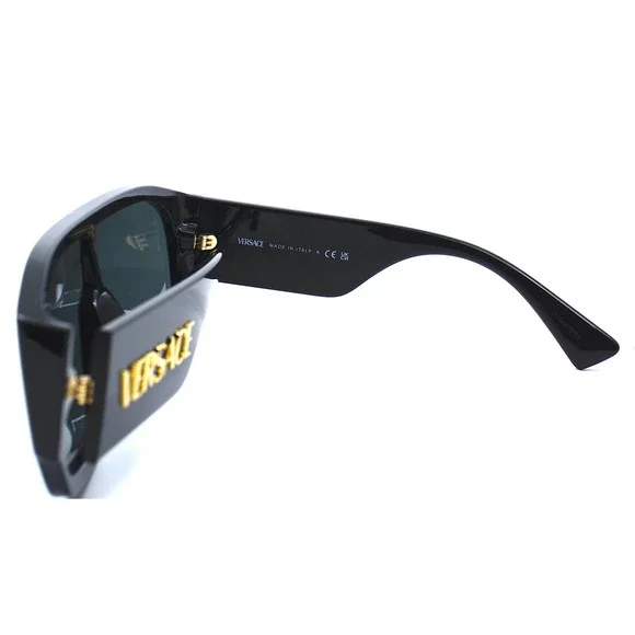 VERSACE VE4439 GB1/87 BLACK GREY SUNGLASSES - Picture 8 of 11